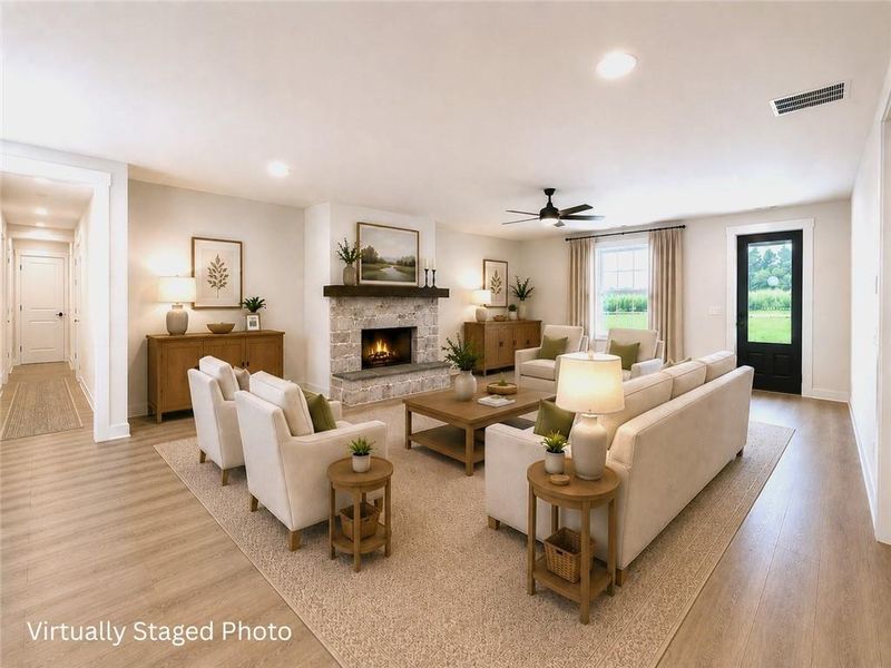 Furnished interior view inside a new home in , Madison (Image 39). Furnished interior view inside a new home in , Madison (Image 39).