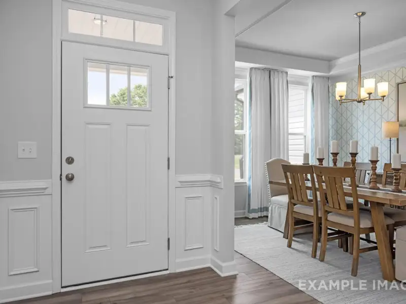 Furnished interior view inside a new home in Addison West, Holly Springs (Image 7).