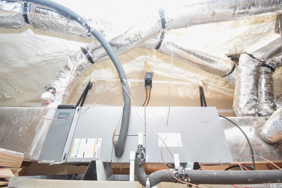 In-progress construction of a new home in , San Antonio, TX (Image 45).