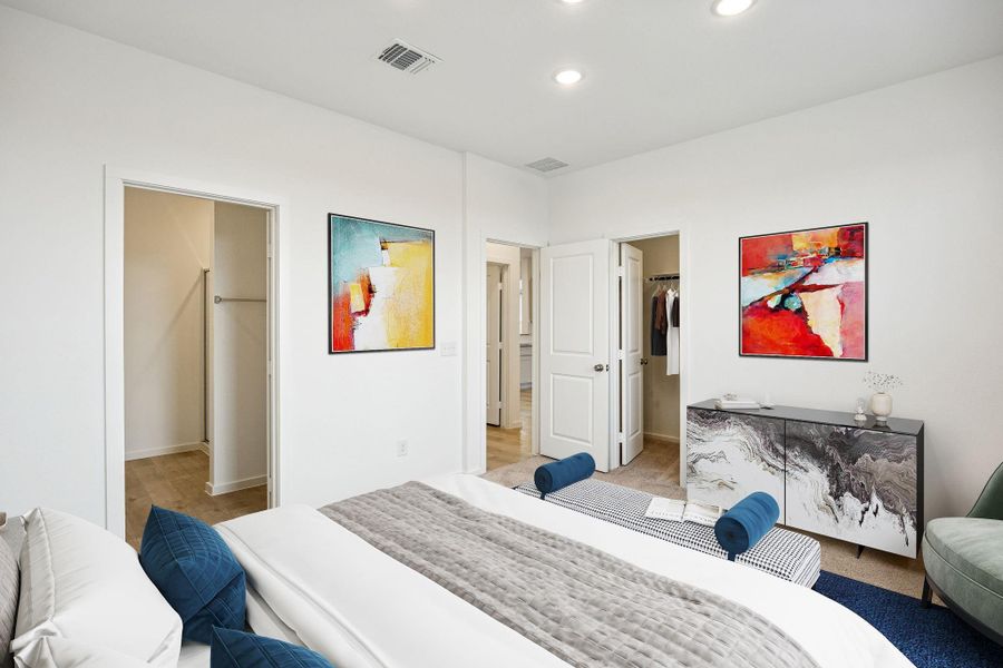 Furnished interior view inside a new home in Stokesbury, Waller (Image 9).