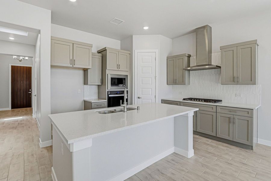 Furnished interior view inside a new home in Emerald Estates, El Paso (Image 4).