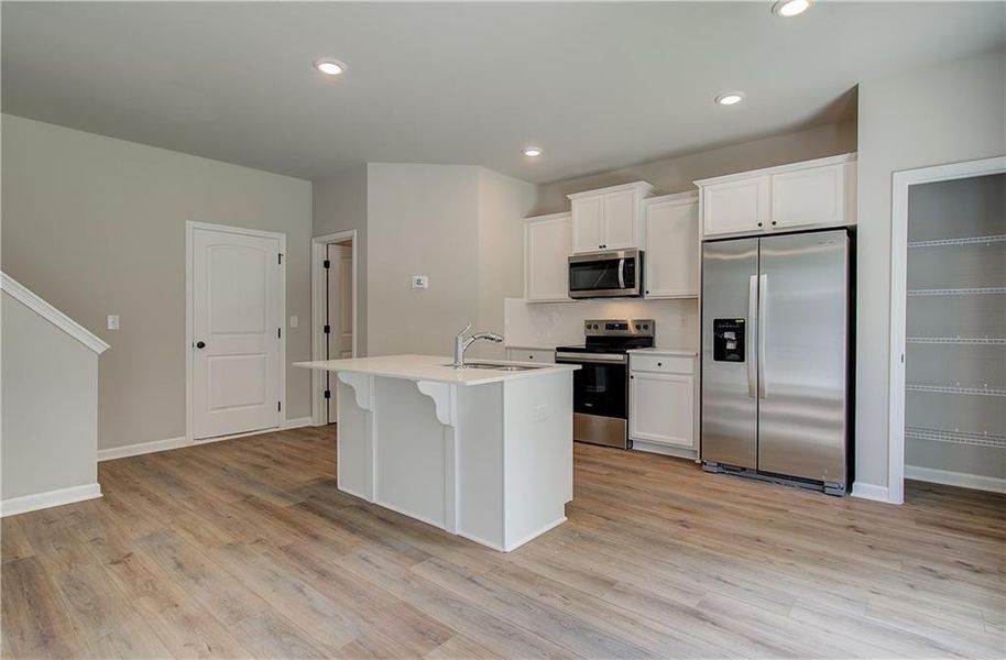 Furnished interior view inside a new home in Towne Center, Hampton (Image 10).