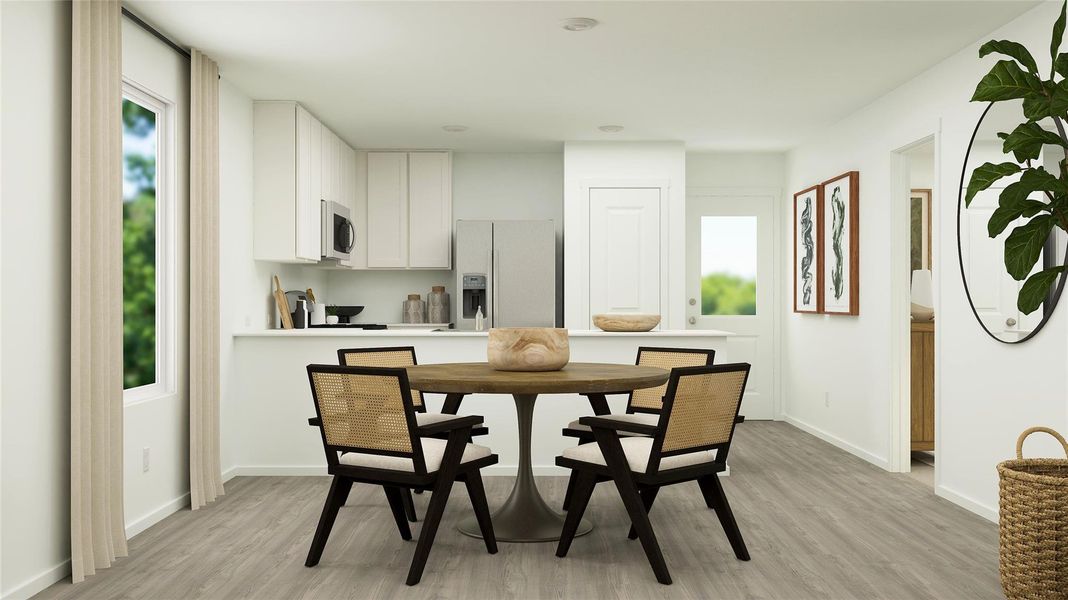 Furnished interior view inside a new home in , Jarrell (Image 11).