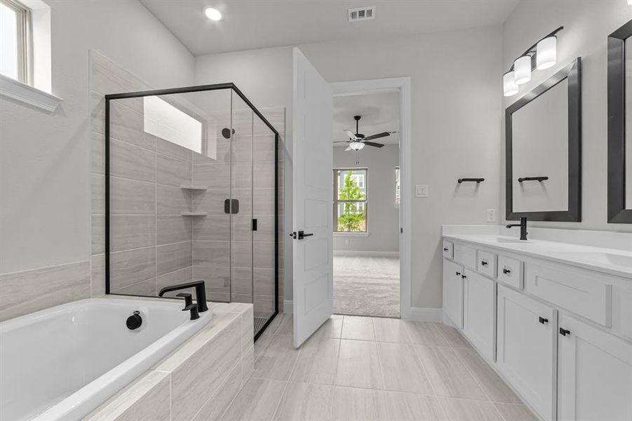 Furnished interior view inside a new home in Walsh Cottage, Fort Worth (Image 14). Furnished interior view inside a new home in Walsh Cottage, Fort Worth (Image 14).