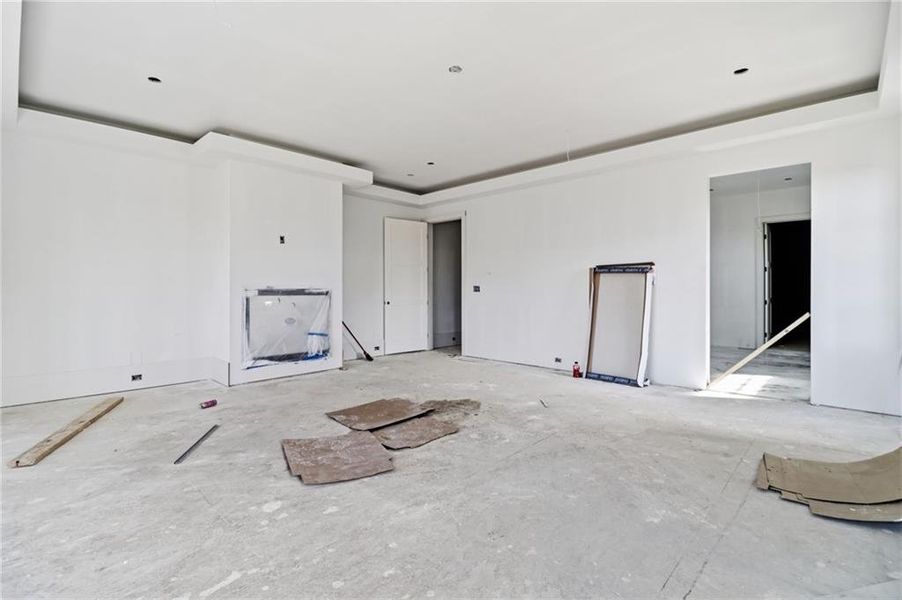 In-progress construction of a new home in , Alpharetta, GA (Image 30).