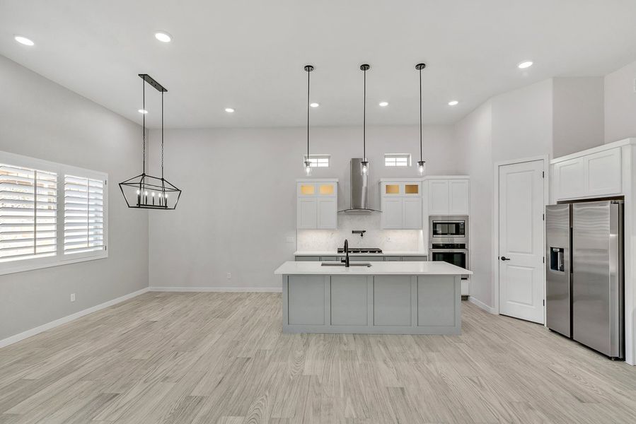 Furnished interior view inside a new home in Painted Sky, El Paso (Image 16). Furnished interior view inside a new home in Painted Sky, El Paso (Image 16).