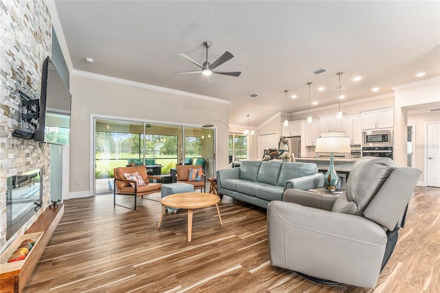 Furnished interior view inside a new home in , Inverness (Image 36).
