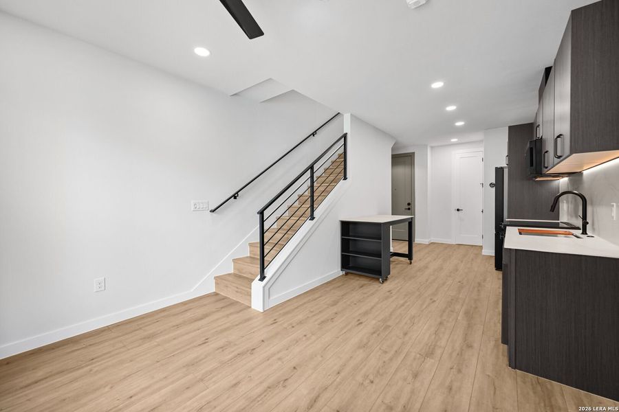 Furnished interior view inside a new home in , New Braunfels (Image 7).