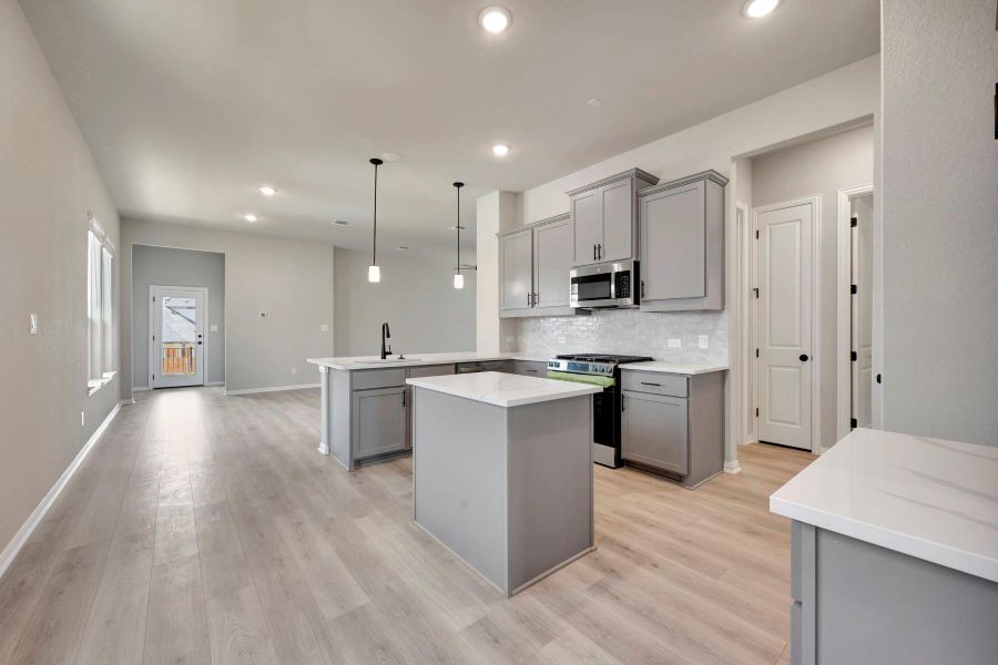 Furnished interior view inside a new home in Heritage, Dripping Springs (Image 13).