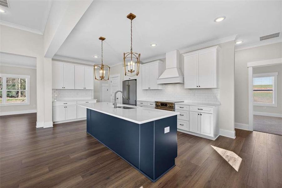 Furnished interior view inside a new home in , Comer (Image 13).