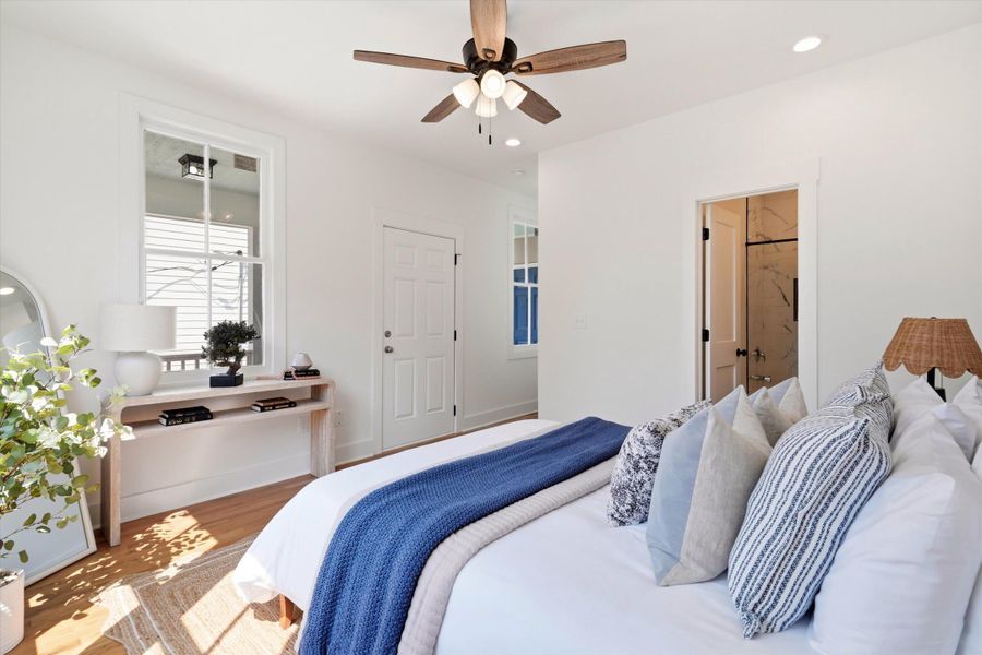 Furnished interior view inside a new home in , Charleston (Image 18).