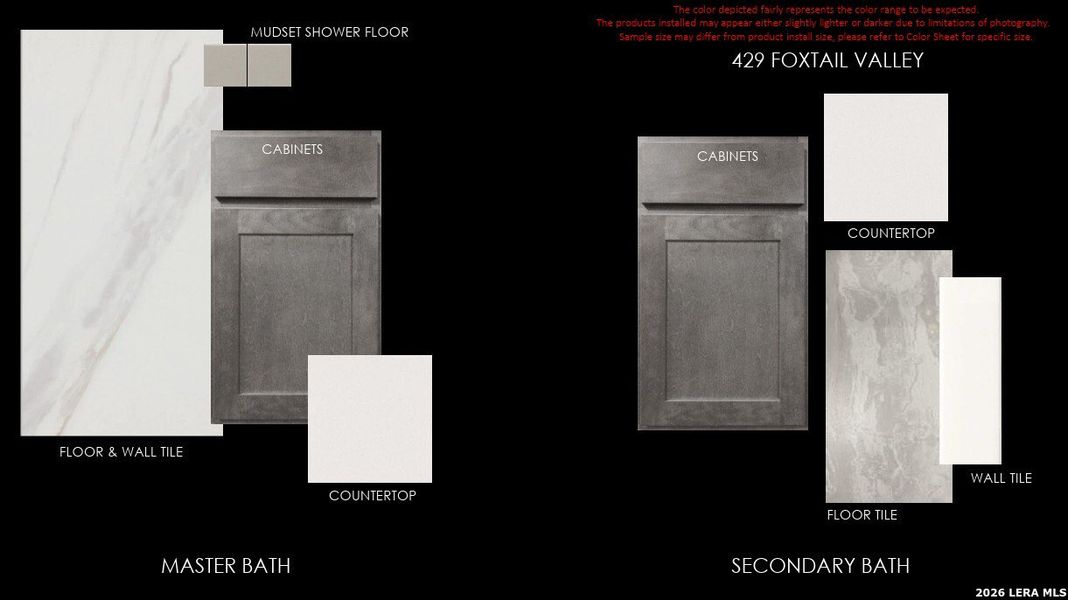 Sample of building materials used in homes in Foxbrook, Cibolo (Image 5). Sample of building materials used in homes in Foxbrook, Cibolo (Image 5).