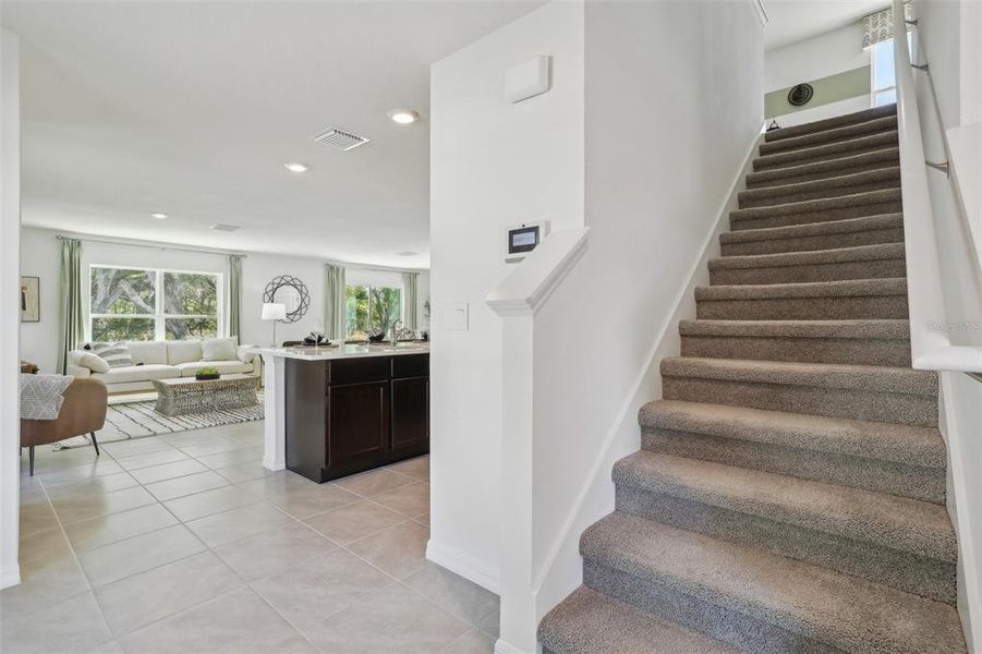 Furnished interior view inside a new home in Sherman Oaks, Brooksville (Image 7). Furnished interior view inside a new home in Sherman Oaks, Brooksville (Image 7).