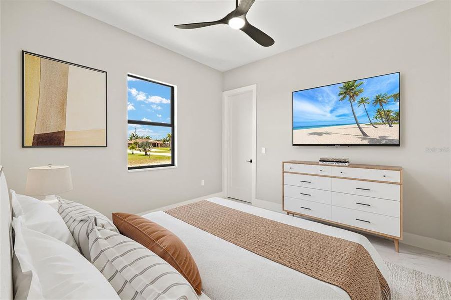 Furnished interior view inside a new home in , Cape Coral (Image 13).