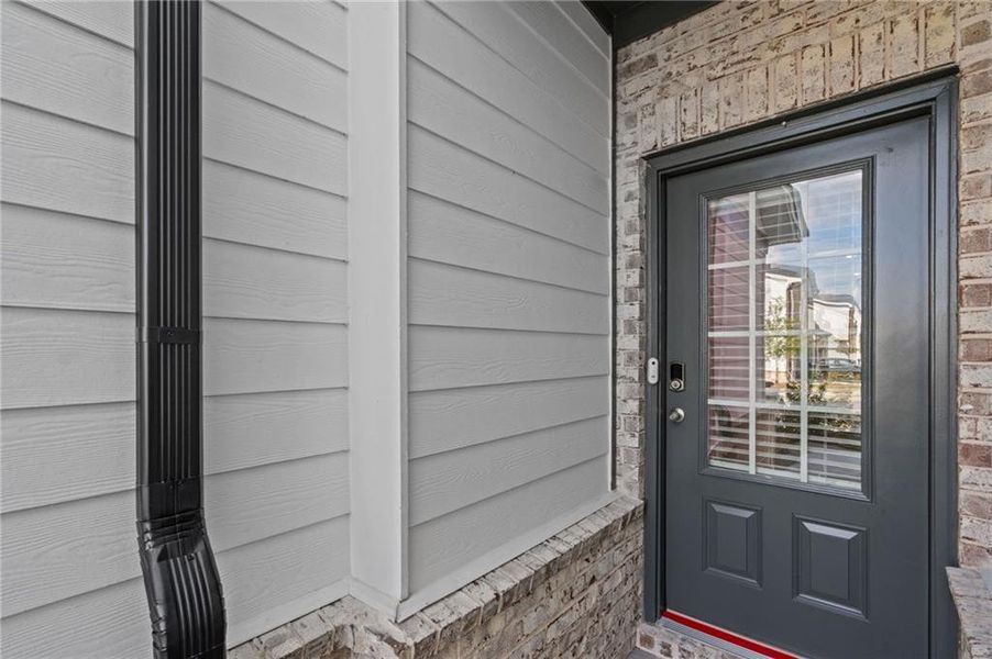 Exterior details and patio area of a home in , Snellville (Image 24).