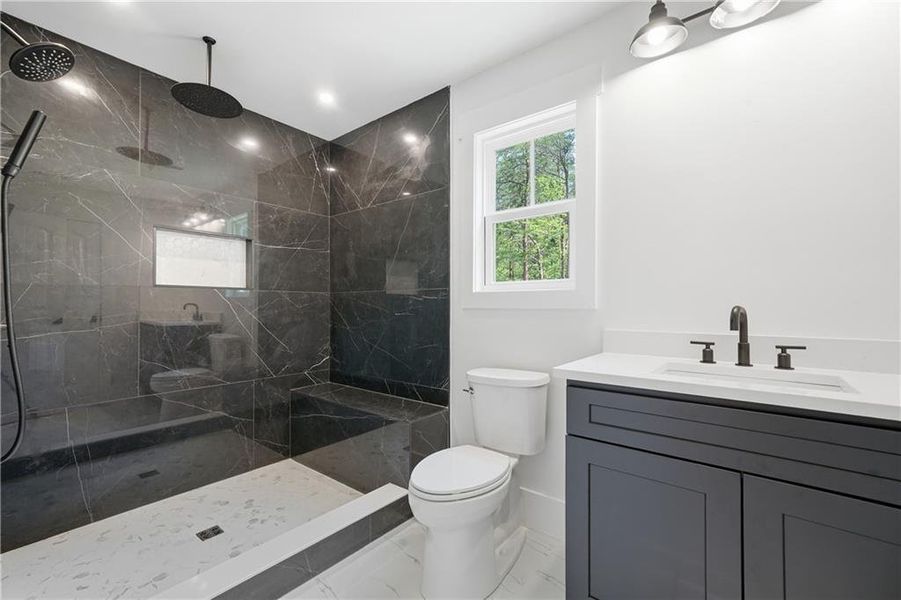 Furnished interior view inside a new home in , Rydal (Image 16).