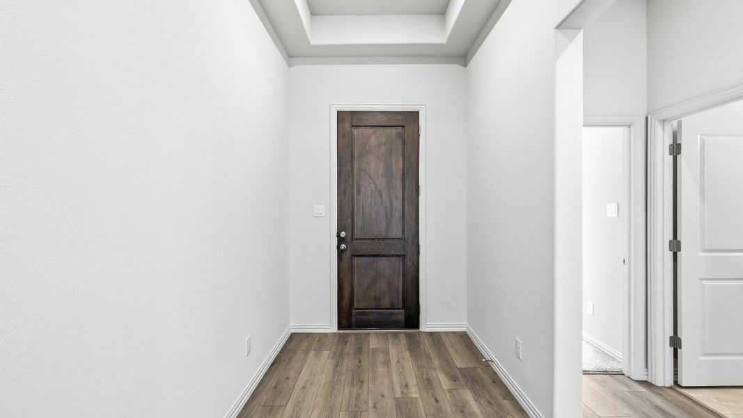 Furnished interior view inside a new home in Green Meadows Premier, Celina (Image 13).