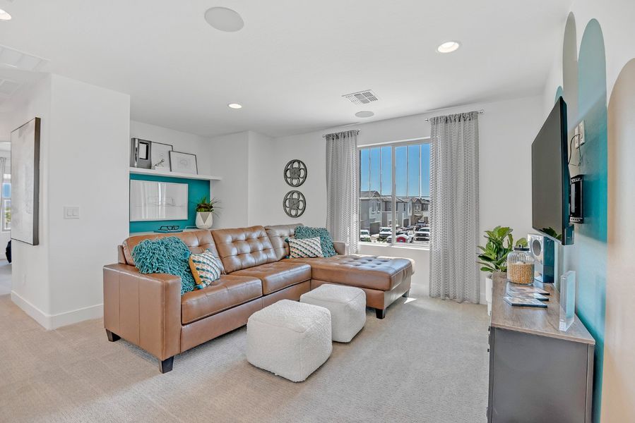 Furnished interior view inside a new home in Ironwood Villages at North Creek, Queen Creek (Image 18).