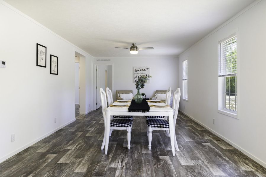 Furnished interior view inside a new home in , Cross (Image 15). Furnished interior view inside a new home in , Cross (Image 15).