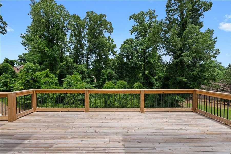Exterior details and patio area of a home in , Atlanta (Image 30).