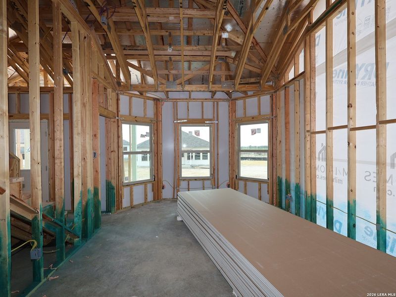 In-progress construction of a new home in Greenspoint Heights, Seguin, TX (Image 24).