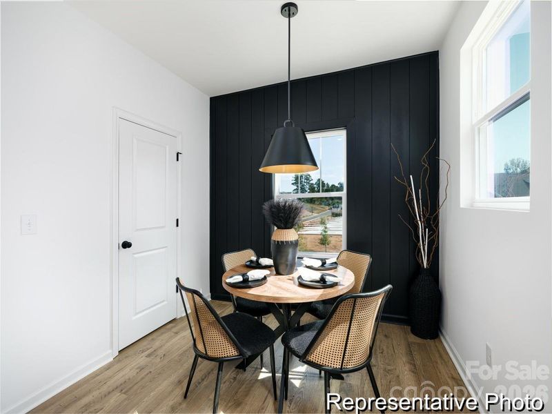 Furnished interior view inside a new home in , Charlotte (Image 18).