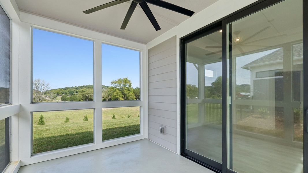 Exterior details and patio area of a home in The Courtyards at Stewarts Creek, Smyrna (Image 2).