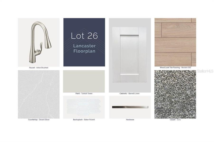 Sample of building materials used in homes in Estates at Rivercrest, Sanford (Image 9). Sample of building materials used in homes in Estates at Rivercrest, Sanford (Image 9).