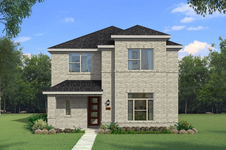 Representative exterior photo of a completed home built from the Cypress by Mattamy Homes in Arbors at Legacy Hills, Celina, TX (Image 2).