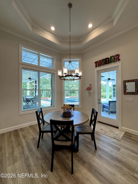 Furnished interior view inside a new home in Nocatee, Ponte Vedra (Image 34).