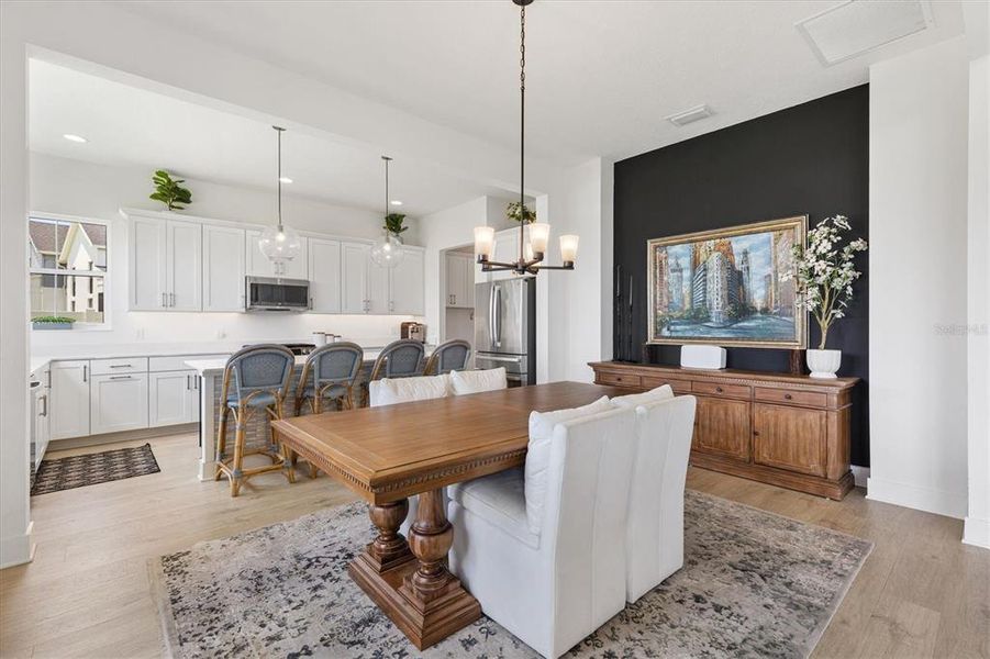 Furnished interior view inside a new home in , Okahumpka (Image 18).