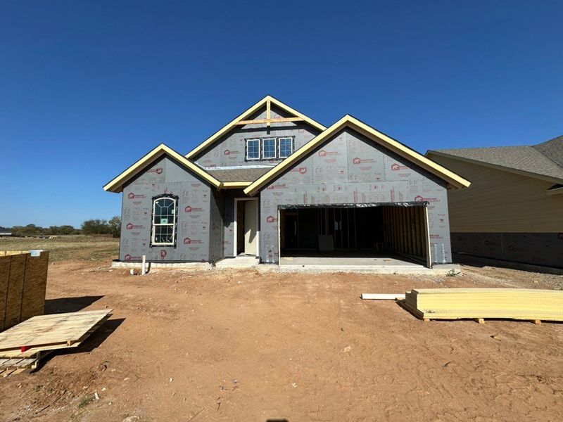 In-progress construction of a new home in Covenant Park, Springtown, TX (Image 3).