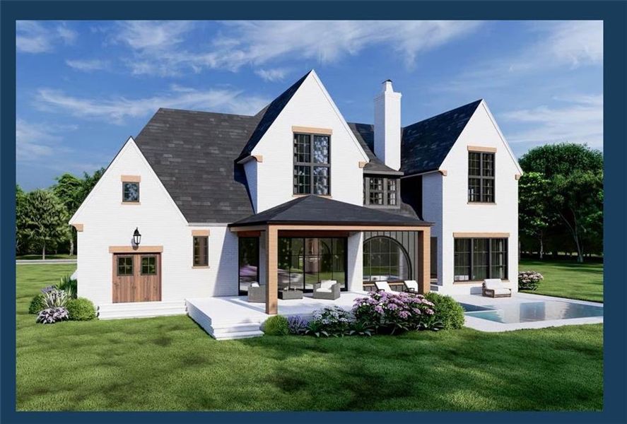 Exterior details and patio area of a home in , Gainesville (Image 4).