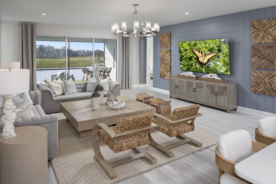 Representative furnished interior of a home built from the Red Rock by Mattamy Homes in Crosswind Ranch, Parrish (Image 8).