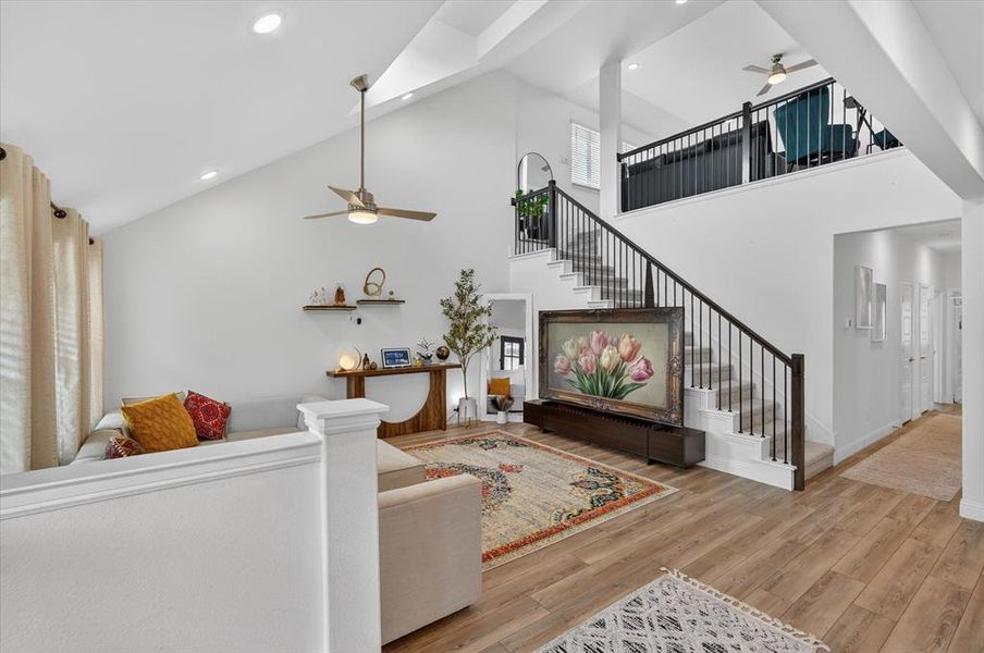 Furnished interior view inside a new home in Meadow Run, Melissa (Image 9).