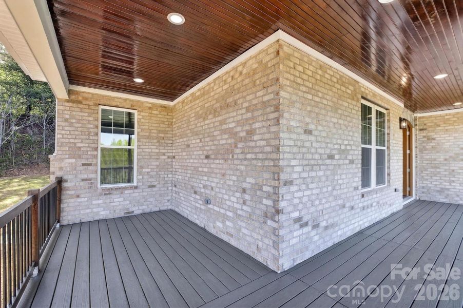 Exterior details and patio area of a home in , Lenoir (Image 26).