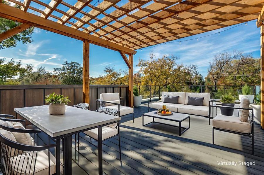 Staged Furniture Rooftop Staged Furniture Rooftop