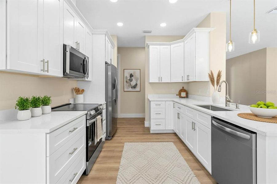 Furnished interior view inside a new home in , Weeki Wachee (Image 49). Furnished interior view inside a new home in , Weeki Wachee (Image 49).