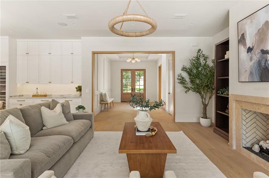 Furnished interior view inside a new home in , Orlando (Image 12).