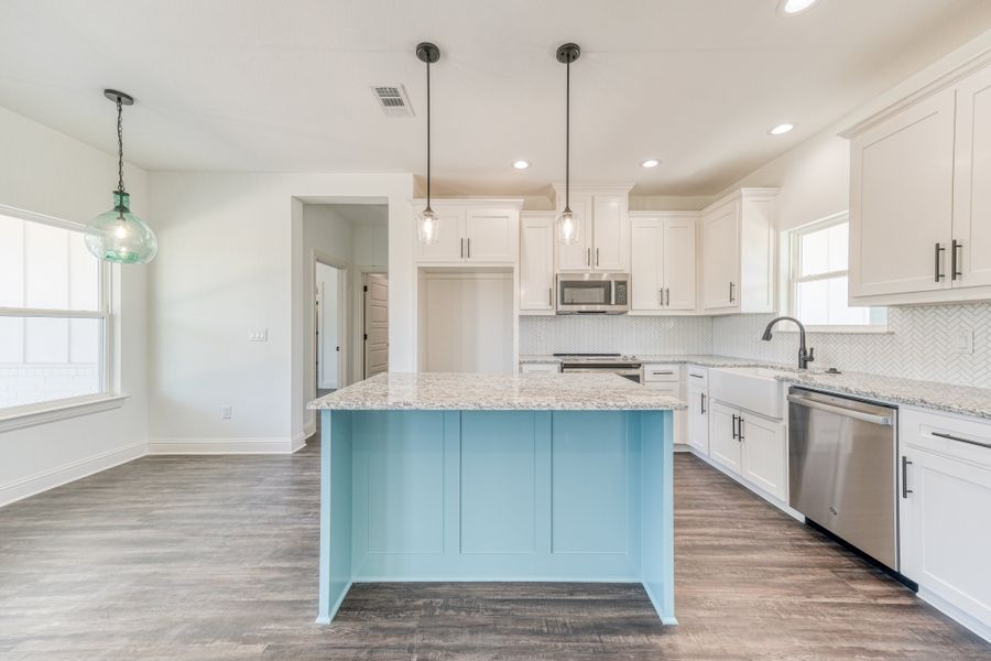 Representative furnished interior of a home built from the Lucas by Zeal Home Builders in Echo Grove, Poolville (Image 89).