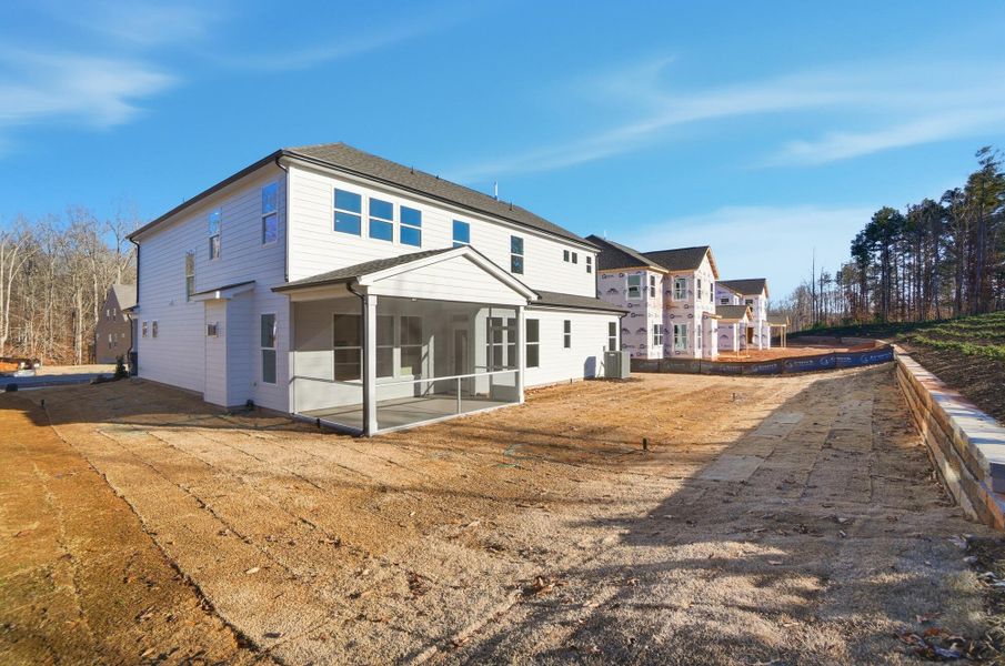 Exterior details and patio area of a home in Rone Creek, Waxhaw (Image 34).