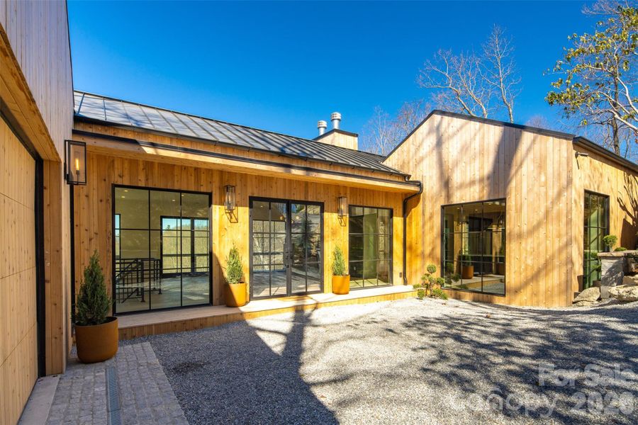 Exterior details and patio area of a home in , Brevard (Image 24). Exterior details and patio area of a home in , Brevard (Image 24).