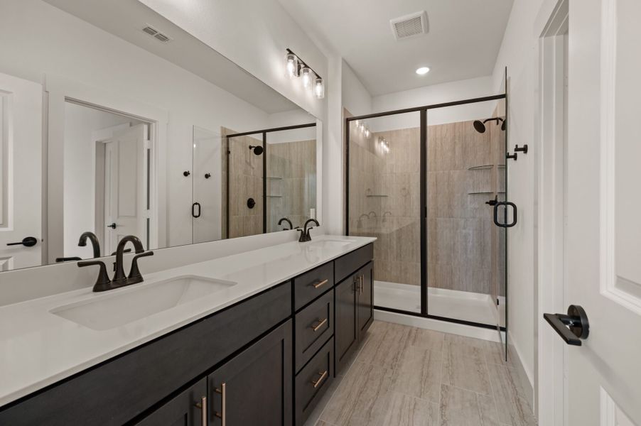 Furnished interior view inside a new home in Enclave at Chadwick Farms, Northlake (Image 10).