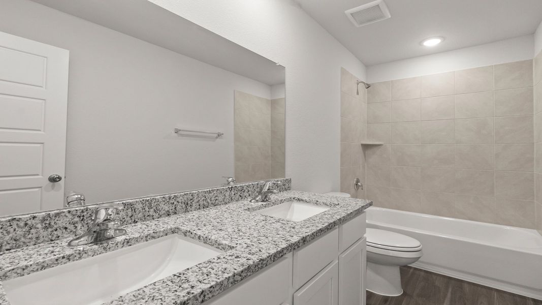 Secondary bathroom