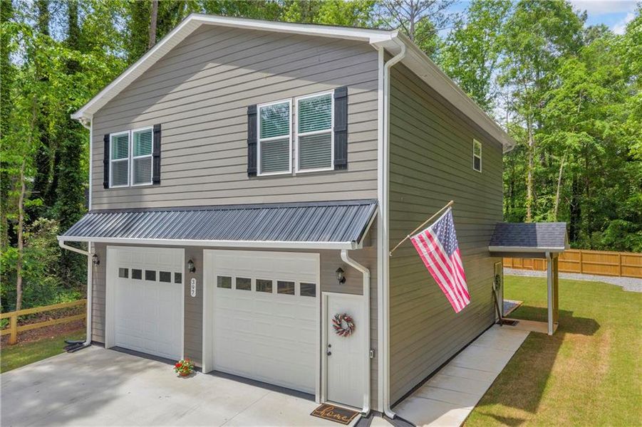Front exterior of a new home in , Lavonia, GA, highlighting curb appeal (Image 24).