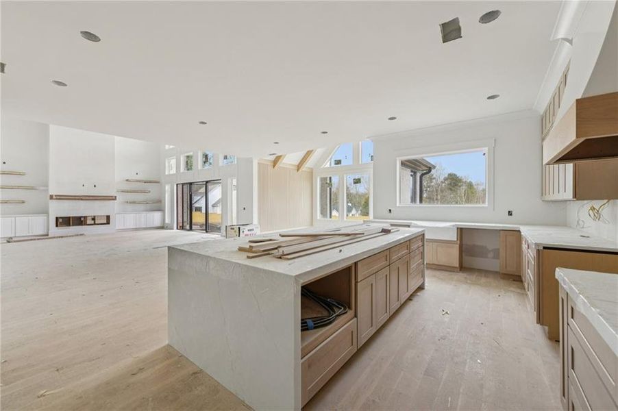 Furnished interior view inside a new home in , Buford (Image 6).