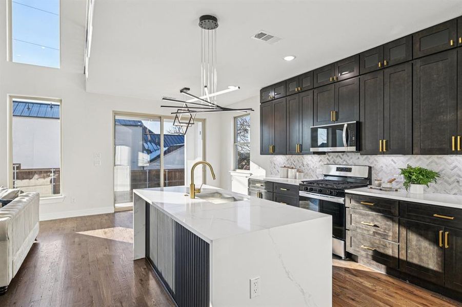 Furnished interior view inside a new home in , Keller (Image 13). Furnished interior view inside a new home in , Keller (Image 13).