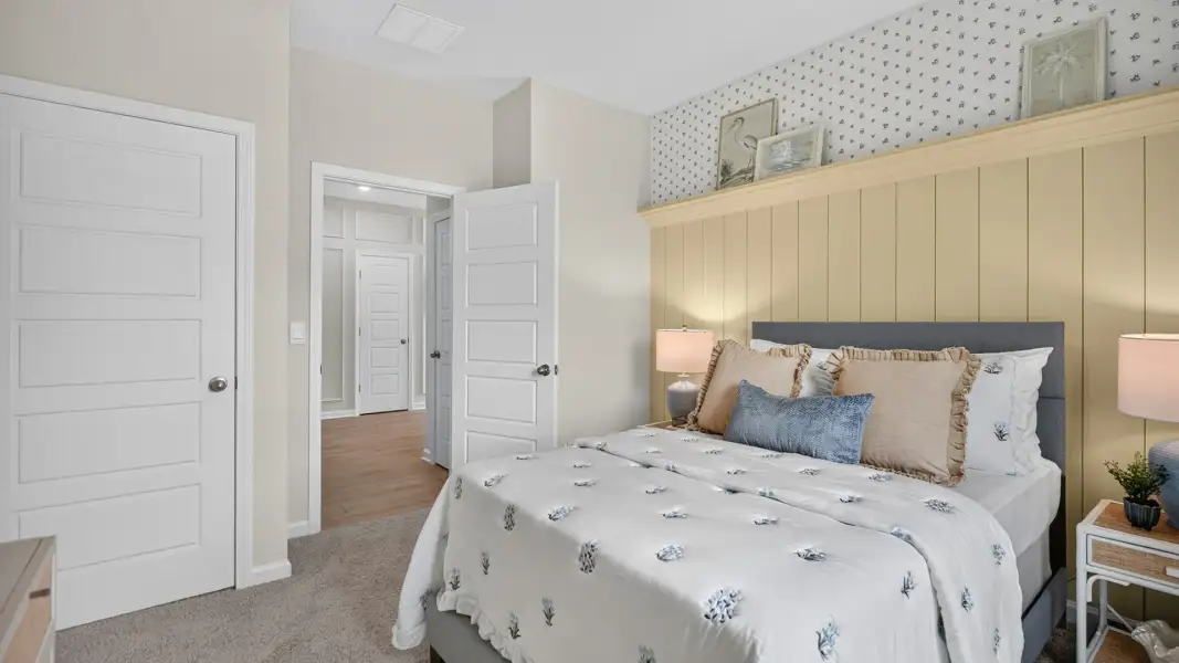 Furnished interior view inside a new home in American Village, Palm Coast (Image 25).