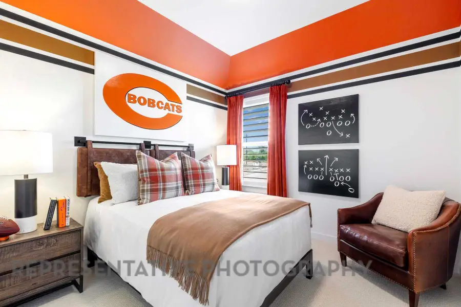 View of carpeted bedroom View of carpeted bedroom