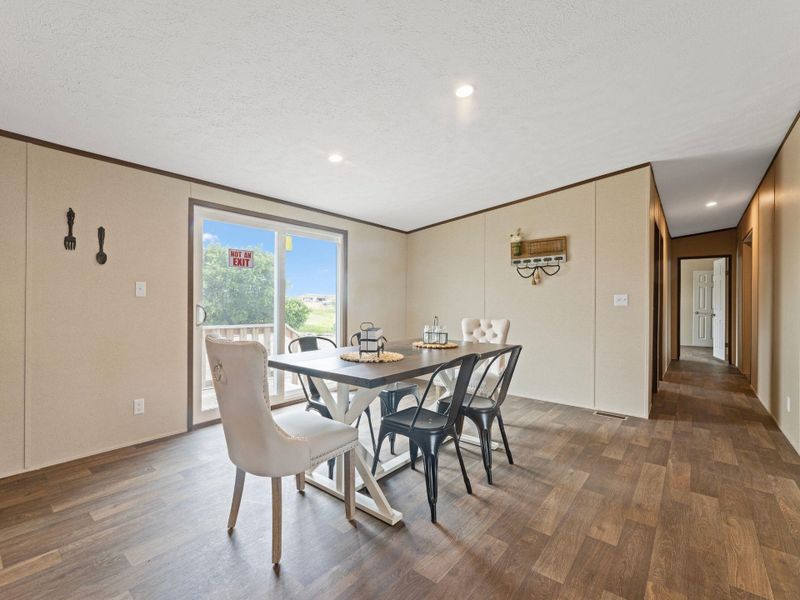 Furnished interior view inside a new home in , Cleveland (Image 8).